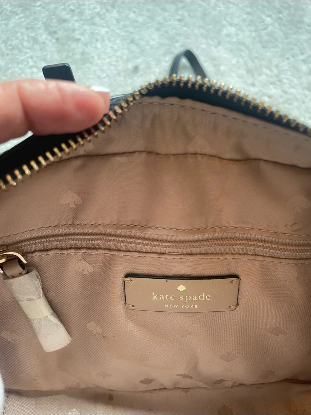 Kate Spade black cross bag